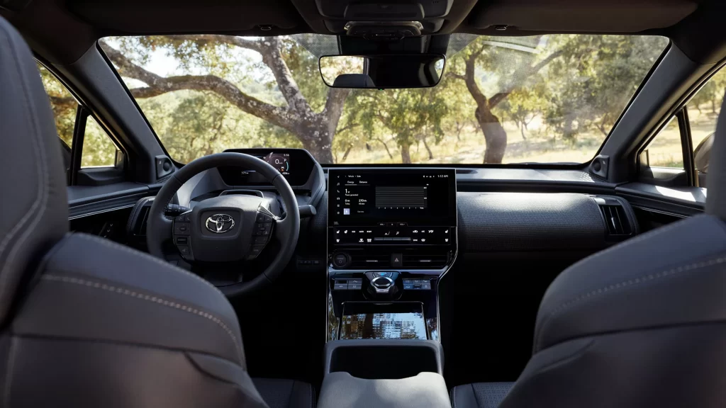 toyota bz4x 2021 gallery 09 full interior